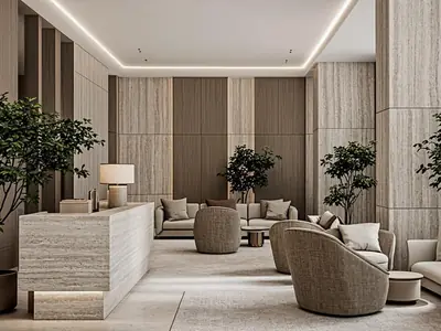 Massage Republic spa lobby reception area